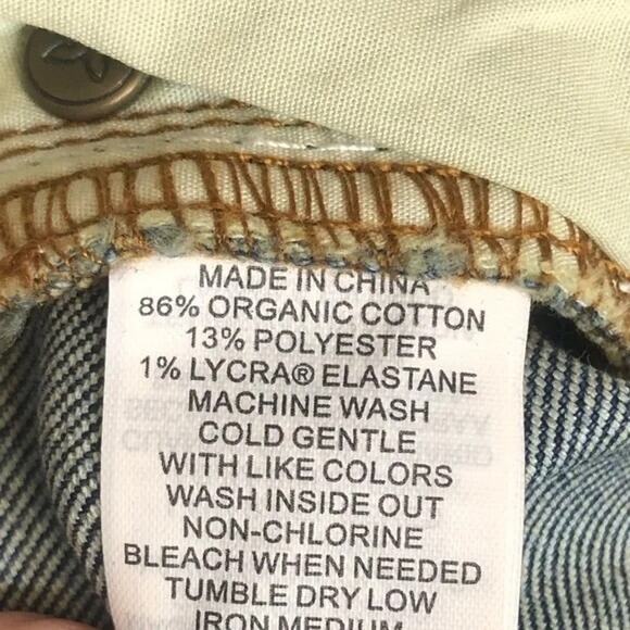 NWT prAna Broadway Mini Jean Denim Skirt Zipper Patch Pockets 0 Blue #2633 - Picture 8 of 12